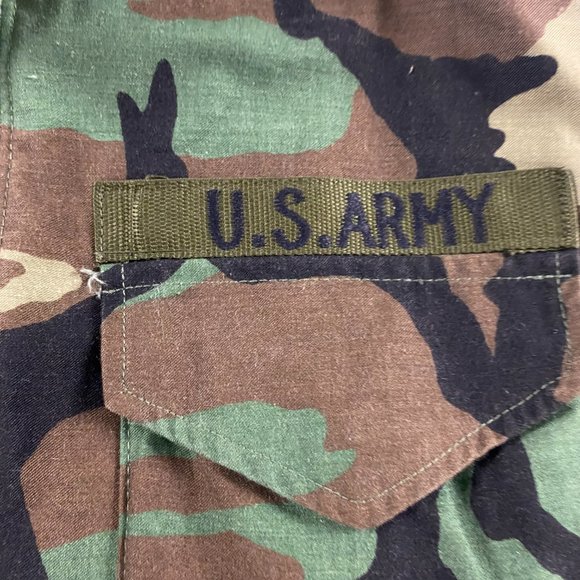 US Army Coat Cold Weather Camouflage Pattern Jacket Mens Small M65 Military Hood - Picture 5 of 16